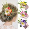 Hair Comb Artificial Flower Design Anti-slip Teeth Hair Organizer Comb Updo Bun Hair Styling Accessory