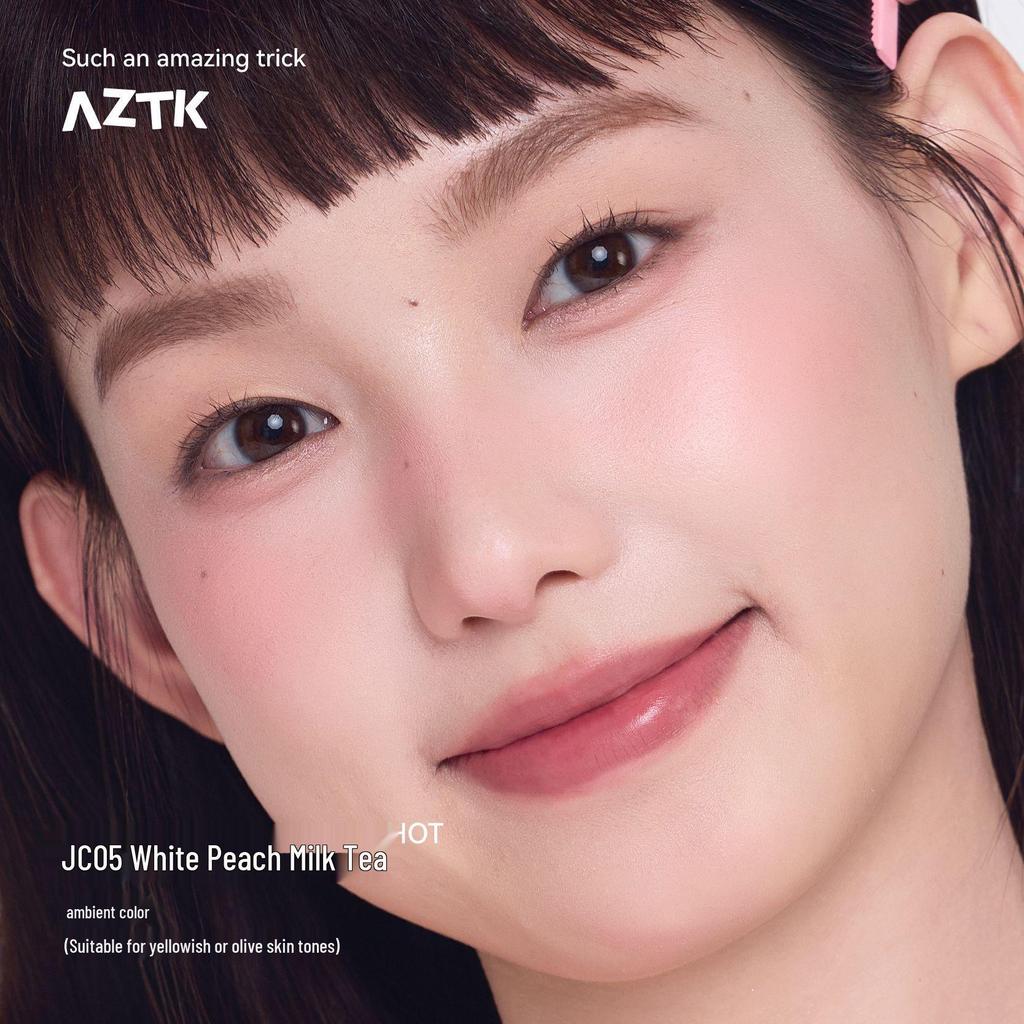 Aztk Dewy Liquid Blush Stick - Natural Cream Blusher for Women