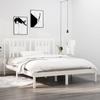 VidaXL Bed Frames White Solid Pine Wood 140x200 Cm 3104064