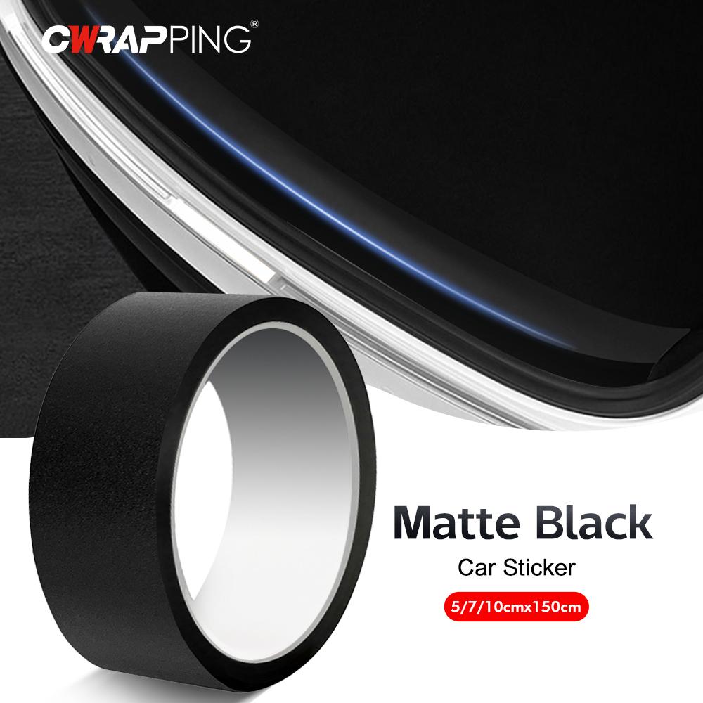 

Matte Vinyl Wrap Car Film Multiple materials Matte Gloss Black Anti Scratch DIY Sticke Paste Protector Strip Auto Accessories 3cm&1m