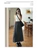 Women's Spring/Summer 2025 High-Waist Gray Bodycon Workwear Dress - Petite Mid-Length Style