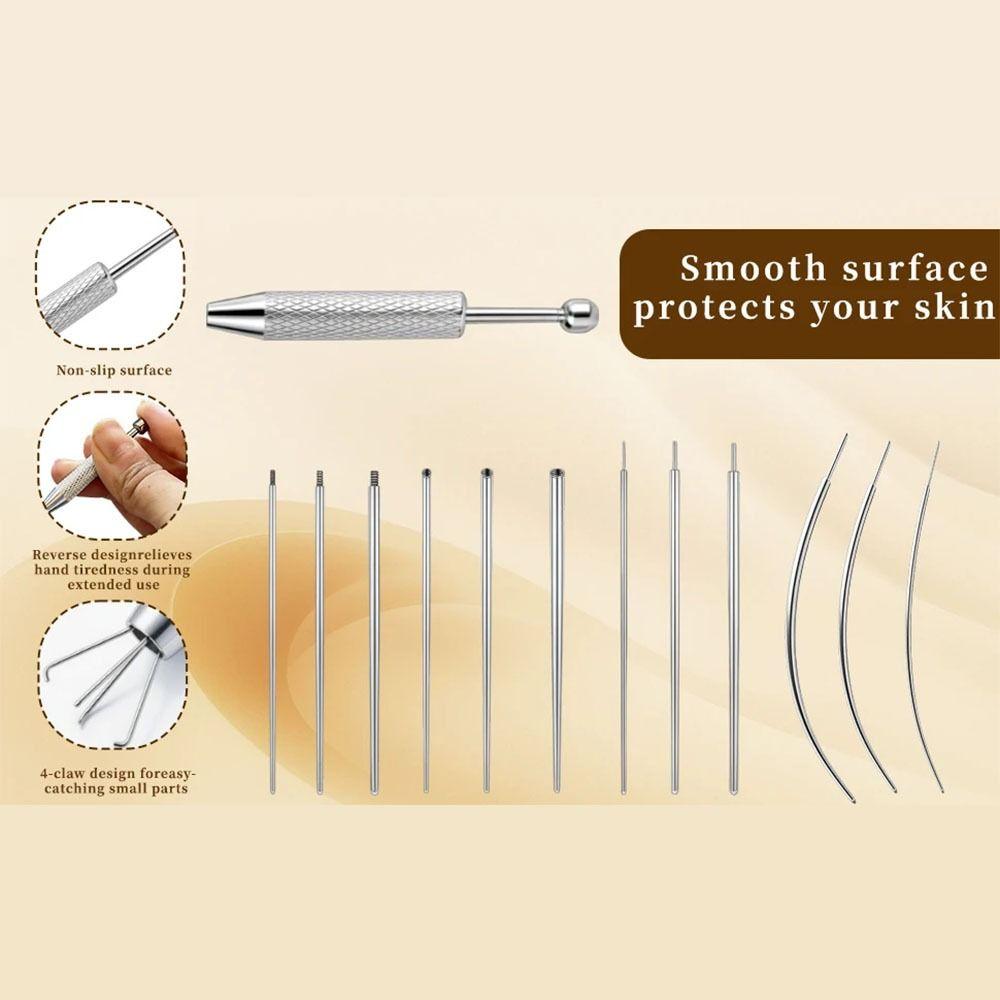 Professional Piercing Taper Tool Stainless Steel Dermal Piercing Tool Piercing Maintenance