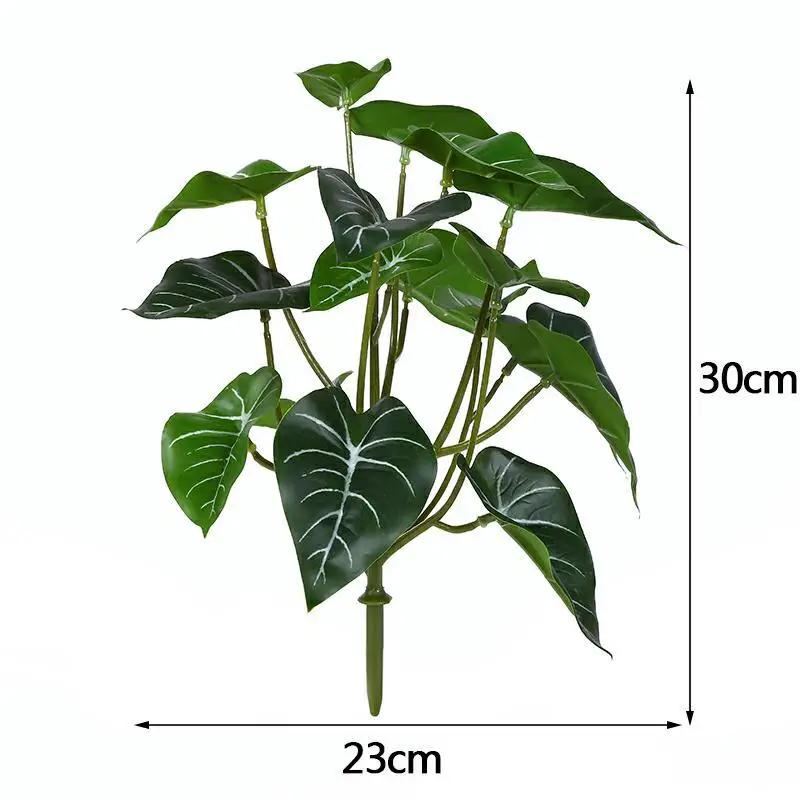 Artificial Plant Turtle Back Leaves Green Dill Leaf Small Fake Plant Living Room Office Desk Balcony Decoration Home Garden Deco