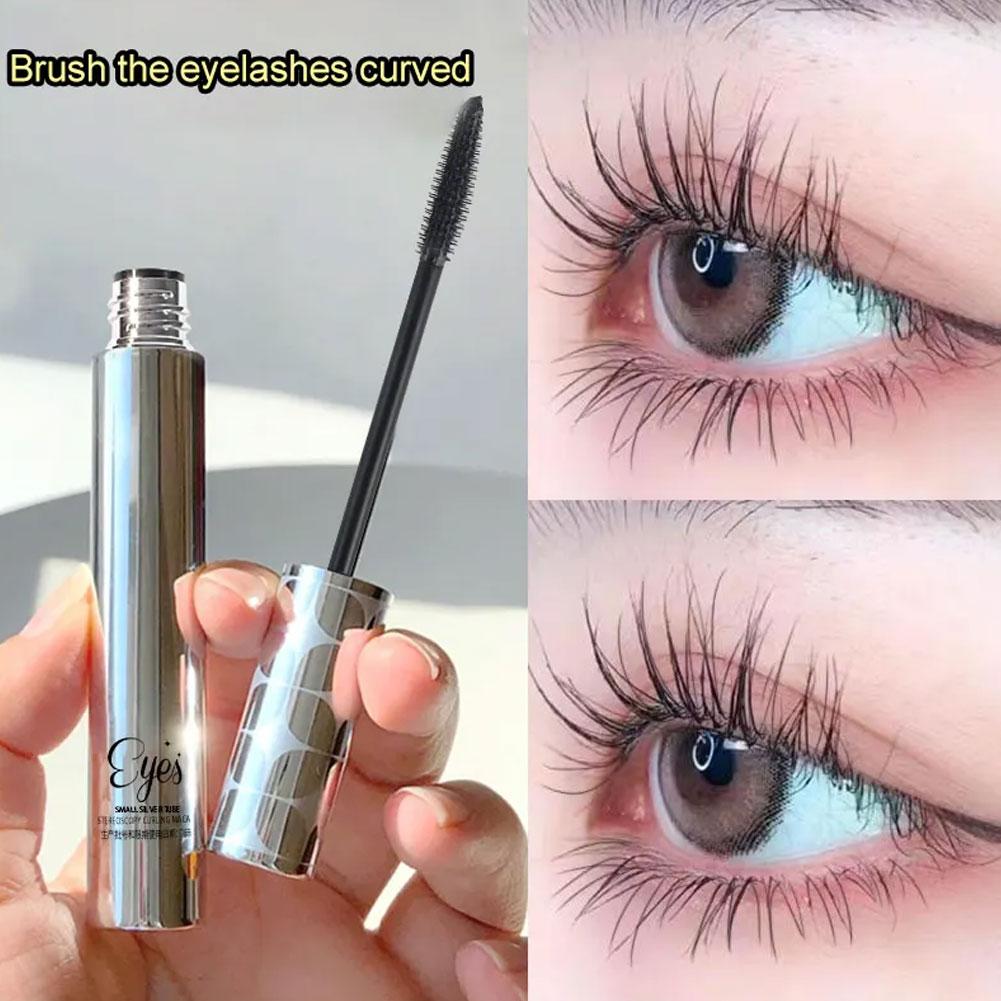 Waterproof Non-smudging Sweat-proof Long-lasting Curling Mascara And Volumising Lengthening X4J0