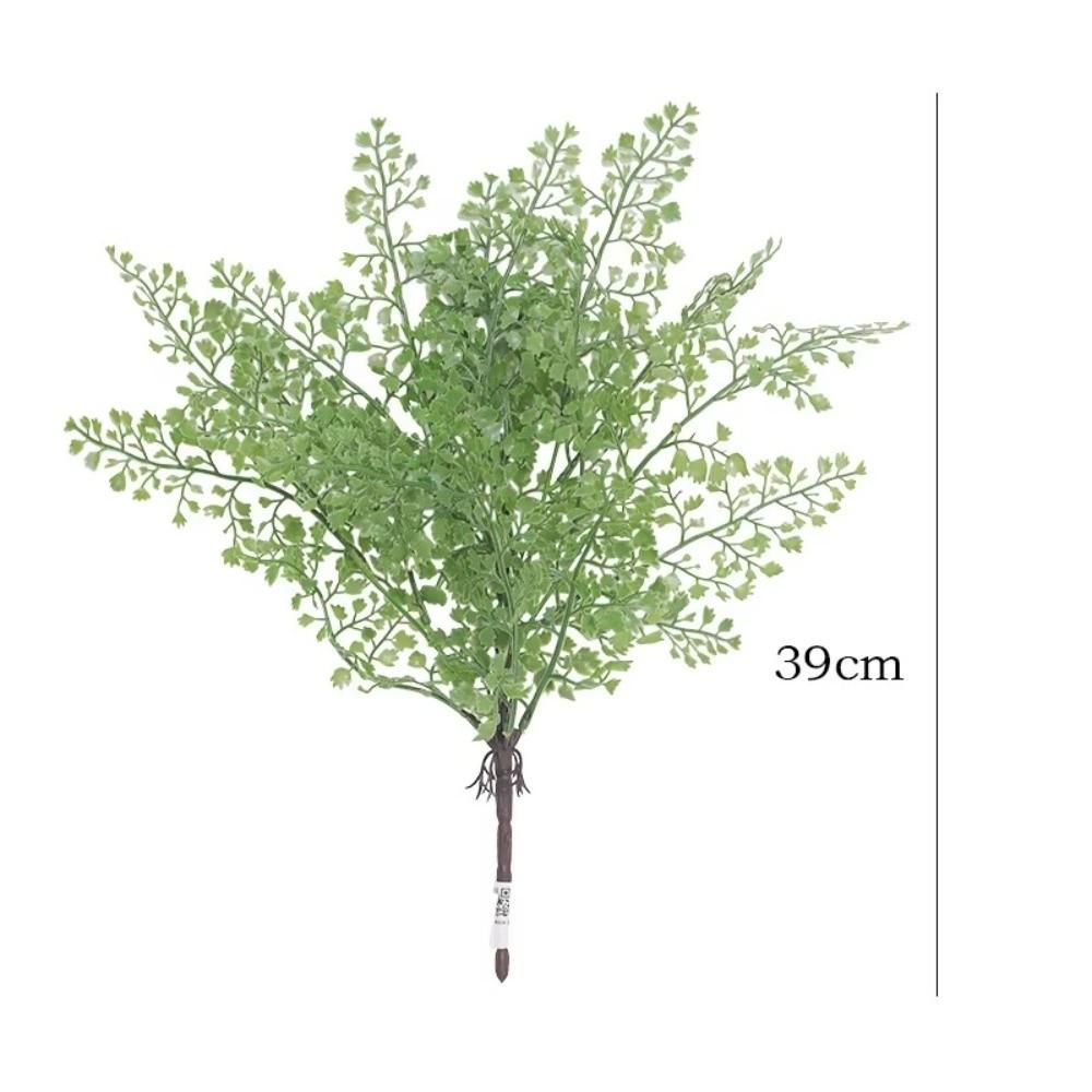 Ornament Artificial Plastic Fern Plants Outdoor Home Artificial Branches  Garden Office