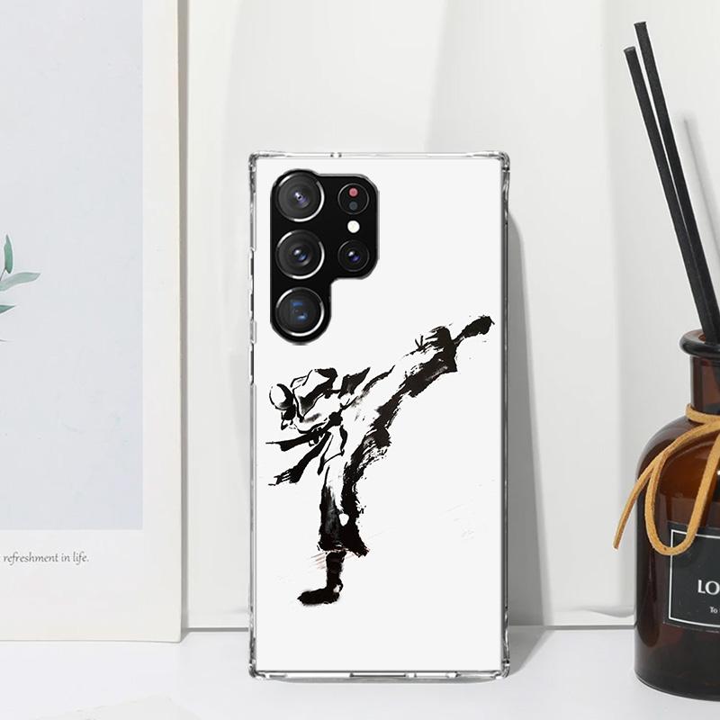 Oyama Kyokushin Karate Handyhülle Für Samsung Galaxy S25 S24 S23 S22 Ultra S21 FE S20 Plus S10 + S10E Kunst Fundas Rückseite S24