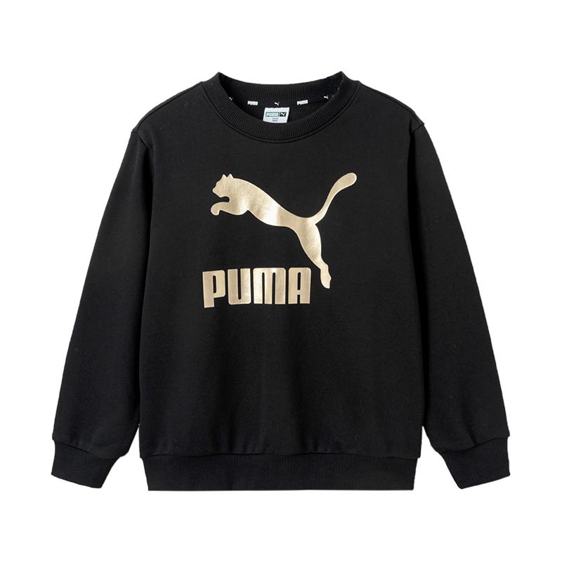 PUMA Kids Sweatshirts Crew Neck Moderate 353924121201-90001 110