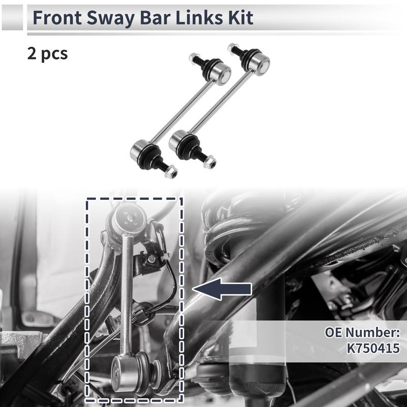 X Autohaux Front Stabilizer Bar Links No Bushing for FORD FUSION 2010 No.K750415 2 Pcs