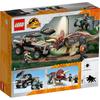 LEGO Jurassic World Triceratops Truck Ambush Building Set Toy for Kids Age 7 and Up