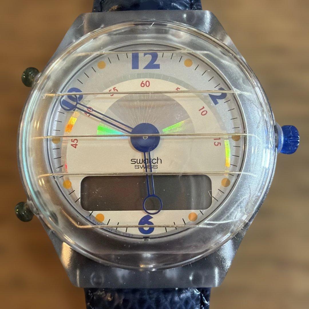 Used Swatch Mod. 160.393 Ana-digital watch Unused operation unknown