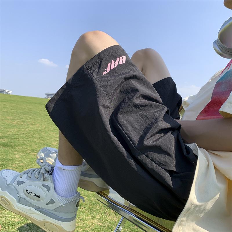 Dopamine Wear Summer Thin Retro Functional Five-point Pants Large Size Workwear Casual Shorts