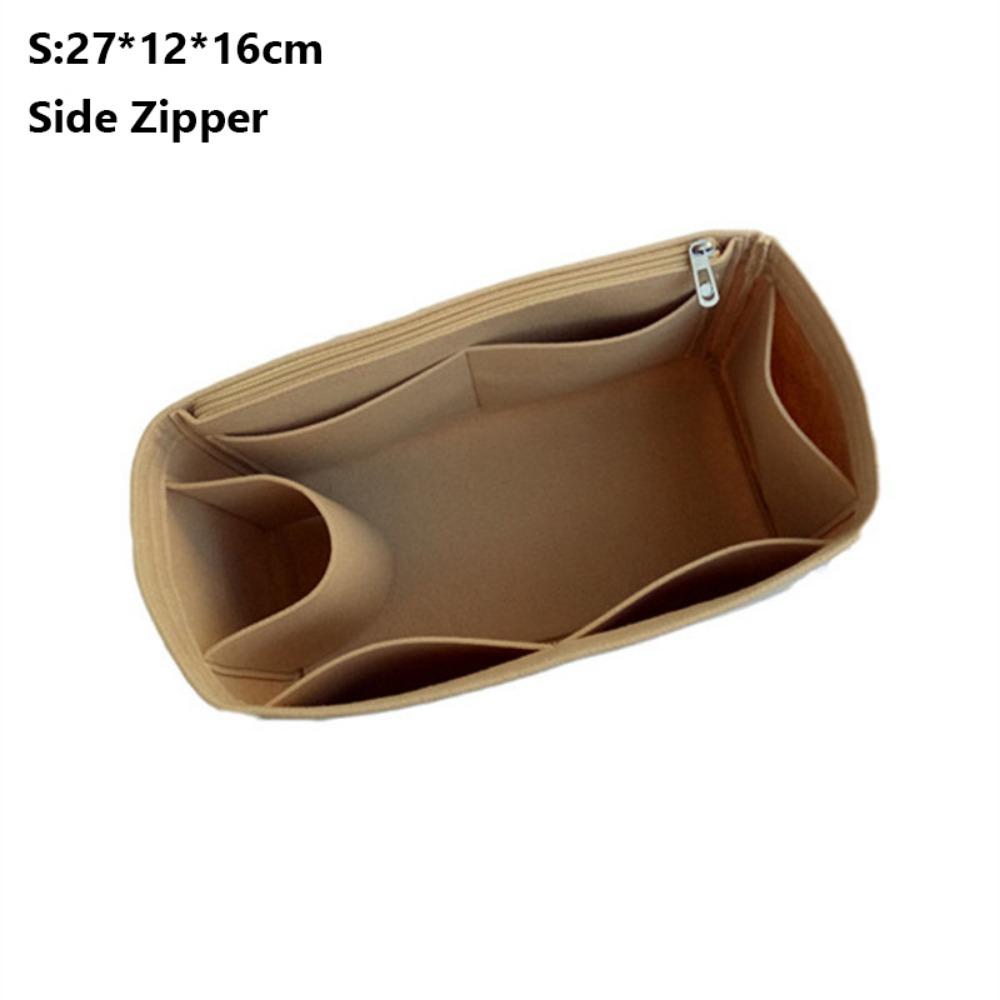 

Neverfull Simple Felt Handbag Insert Bag Multi-Pocket Bag Support Internal Bag Travel Storage Organization Purse Liner