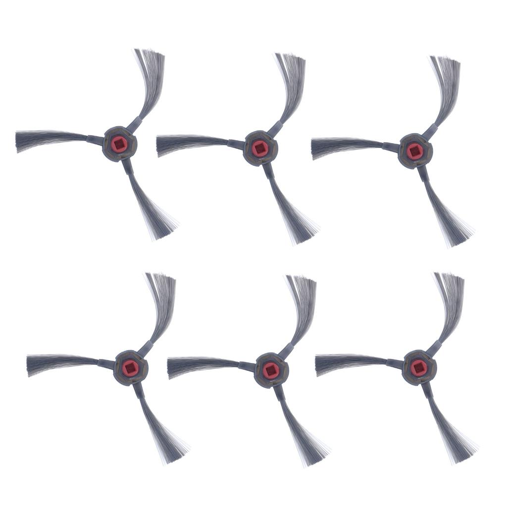 6 buc. perii laterale cu peri moi, perie de înlocuire pentru robot de curățat pentru măturatoarea ECOVACS N9+