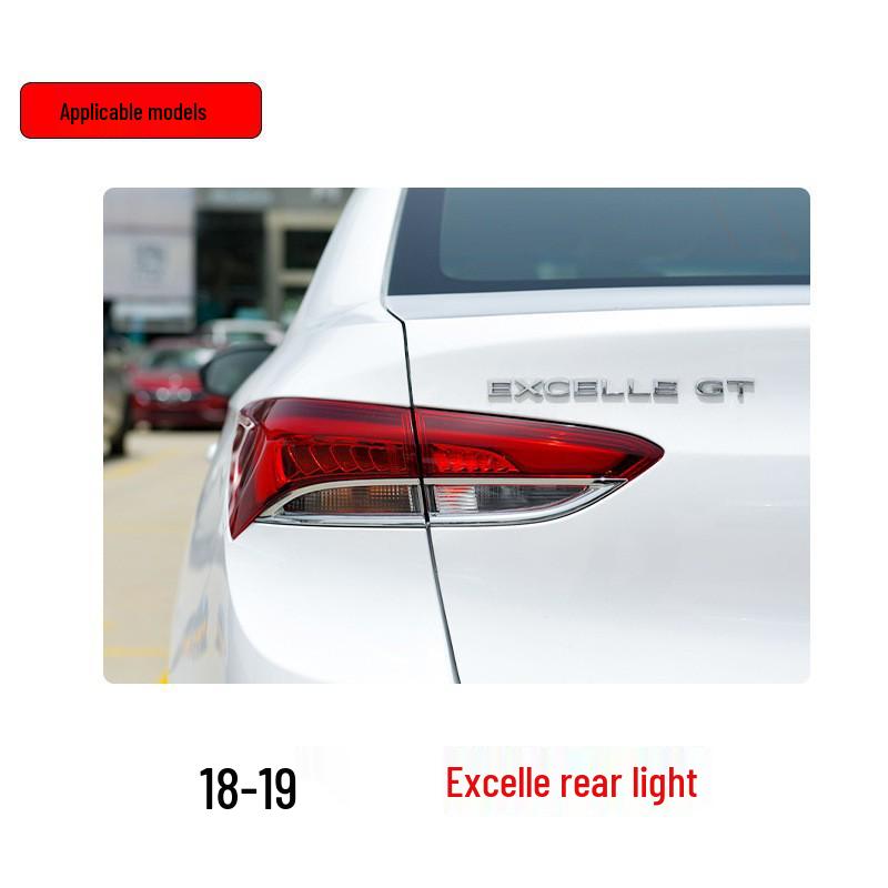 Compatible with 18-19 Buick Excelle GT Rear Taillight Assembly Brake Light Cover and Reversing Light.