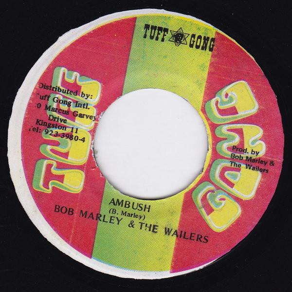 7inch Record BOB MARLEY THE WAILERS Ambush NONE Tuff Gong Jamaica Reggae Ska Dub Used