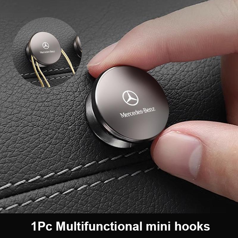 

GLC GLB Car Circular Hook Hidden Mini Storage Clip Fastener Accessories For Mercedes Benz C180 C300 W124 W176 W177 C200 C260 GL