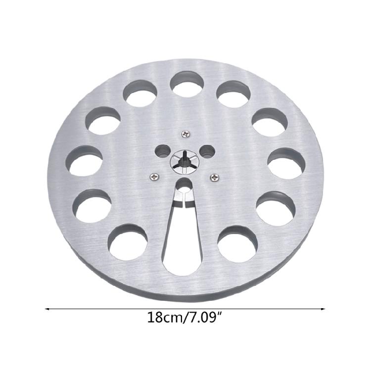 Rullo vuoto per nastro 7" x 1/4" Avvolgitore- Bobina a bobina Mozzo piccolo- Rullo per nastro Alluminio-