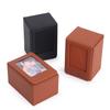 Flip Cover 3-Inch Photo Storage Box Large Capacity Magnetic Game Cards Storage Box Decorative Leather Photo Album Birthday Gift