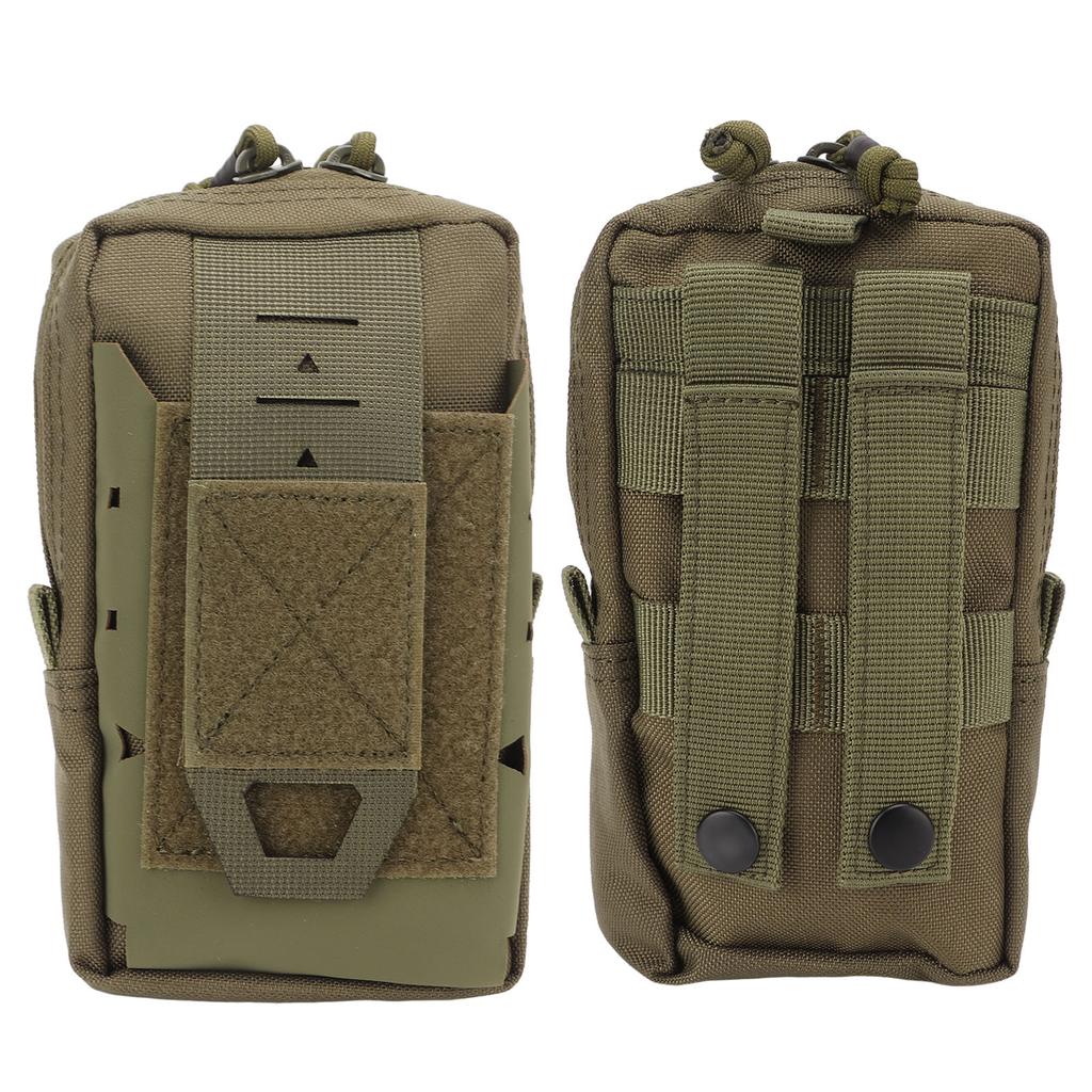 Molle Beutel Tasche Militärisch Outdoor Weste Pack Tasche Handyhülle Jagd EDC Werkzeugtasche für Wandern Angeln Grün