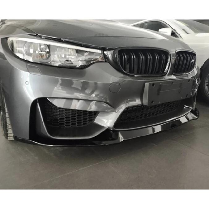 CS Style for BMW F80 M3 F82 F83 M4 2015-2020 Refit Front Bumper Spoiler Lip Chin Splitter Blade Shovel Skirt Board Body Kits