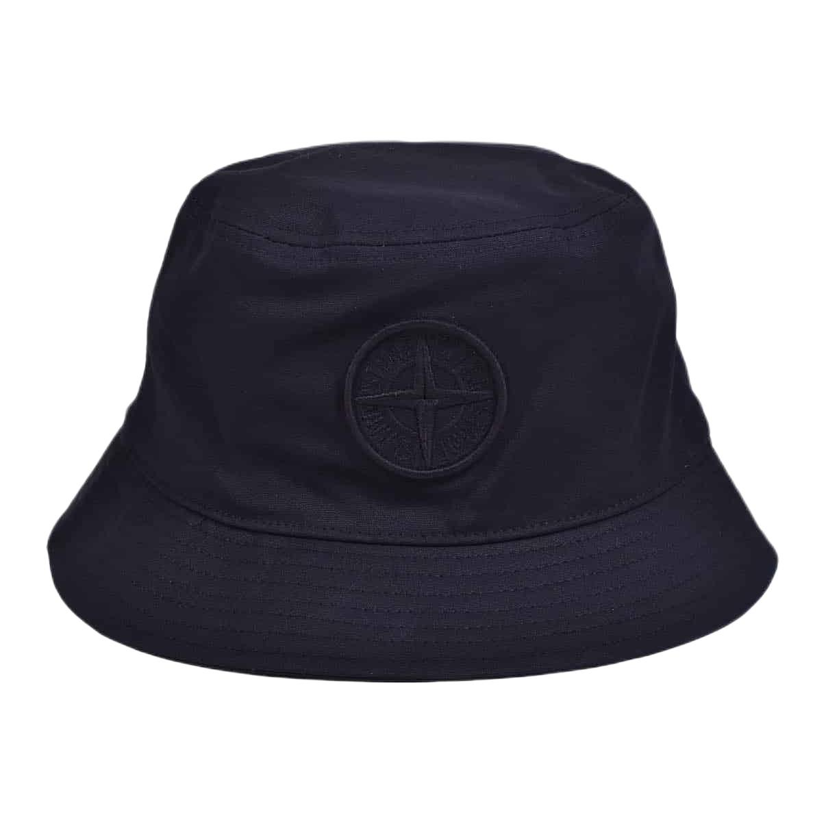 

STONE ISLAND Хлопковая панама с вышивкой логотипа компаса Мужские шляпы Темно-синий K1S159100981S0065V0020 XL