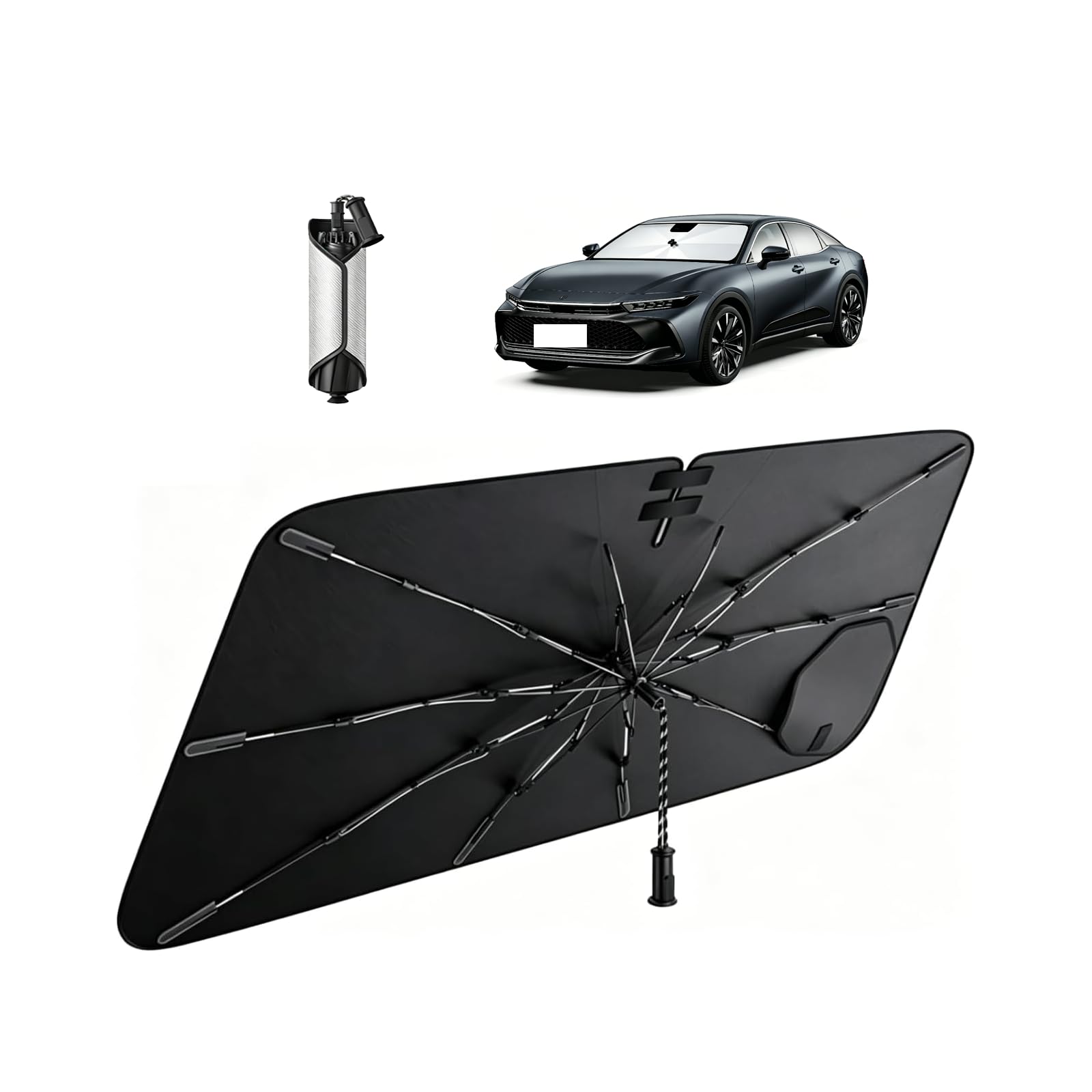 Newly Developed New Model Toyota Crown Crossover 16th Generation 35 Series Dedicated Sunshade Folding Sunshade Car Front Sunshade Sunscreen Crown