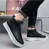 Fashion Fashion Men's Boots Thick Sole Versatile Male Casual Flats 2024 New High Top Sports Shoes Platform Shoes for Men Botas Masculino