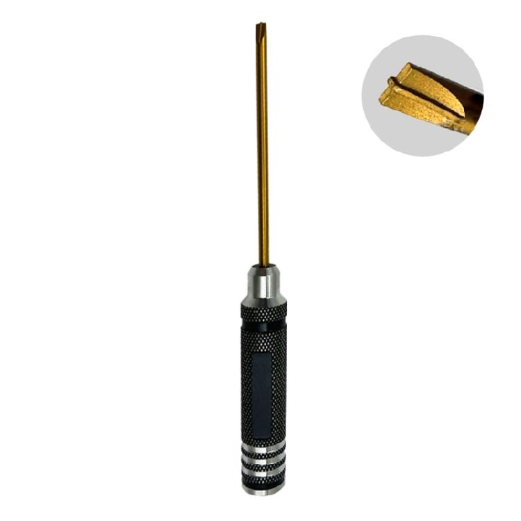 

Quick Release Bump Head Screwdriver 4mm Angling Tool Rustproof Metal Secure Fastener Extraction