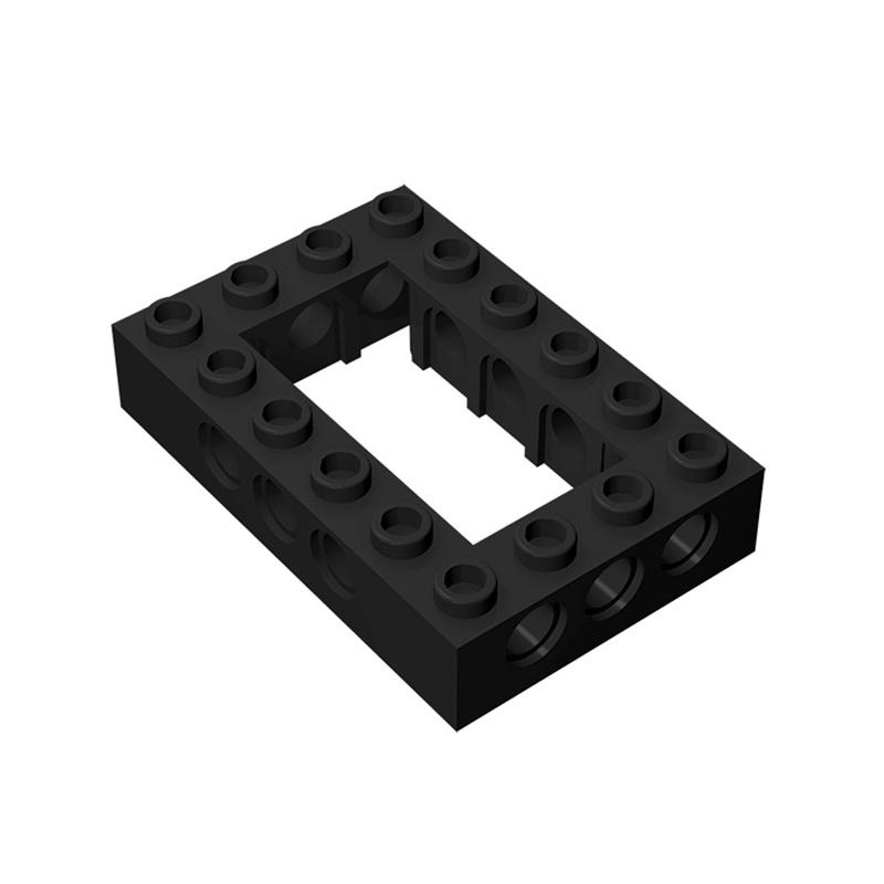 

DIY Gifts Buildings Blocks 32531/40344 Brick 4 x 6 Open Center Bricks Collections Bulk Modular GBC Toys For Technical MOC 1Pcs чорний