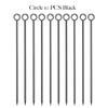 10 UNIDADES Palito de Cocktail Palito de Cocktail Aço Inoxidável Palitos de Frutas Palitos Mexedores de Bebidas Palitos de Martini - Formato Círculo/Bola/Chapéu