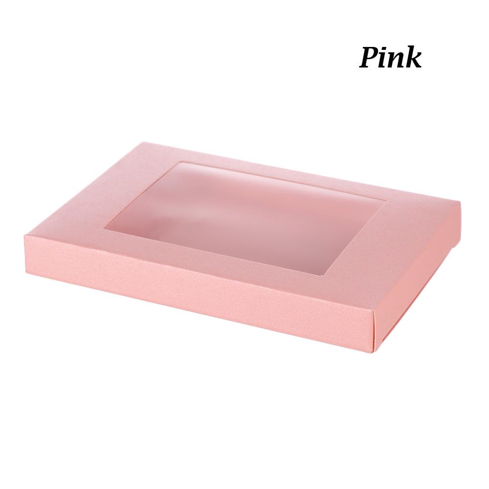 

10 шт. Разноразмерные DIY Бумажные Подарочные Коробки с Прозрачным Окном из ПВХ Коробка для Конфет Подарочки Свадебная Вечеринка Винтажный Цвет Крафт Упаковка Хранение Other