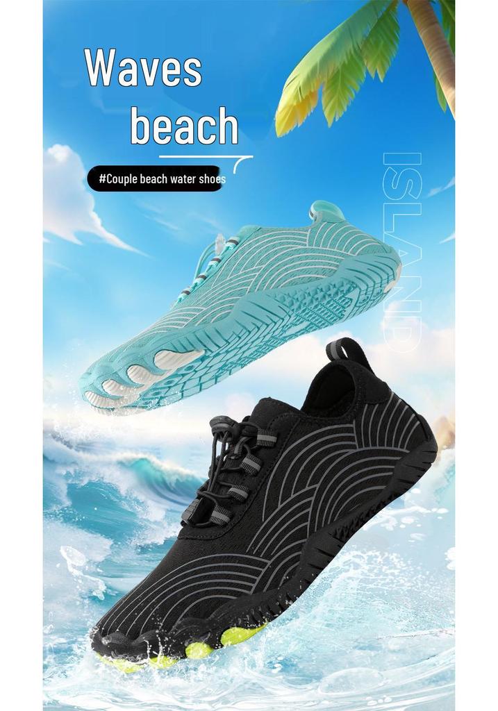 Unisex Quick-Dry Five-Finger Water Shoes for Beach and Trekking