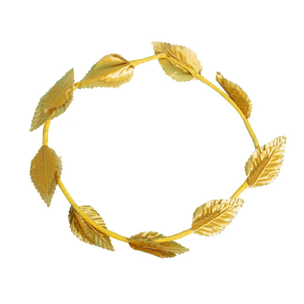 Dziecięca Suknia Toga Starożytnej Bogini Asymetryczny Design Liściowa Opaska Mitologia Kostium Cosplay