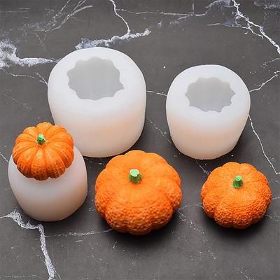 1Pc Silicone 3Size Halloween 3D Pumpkin Mould Candle Decoration Cake Mold
