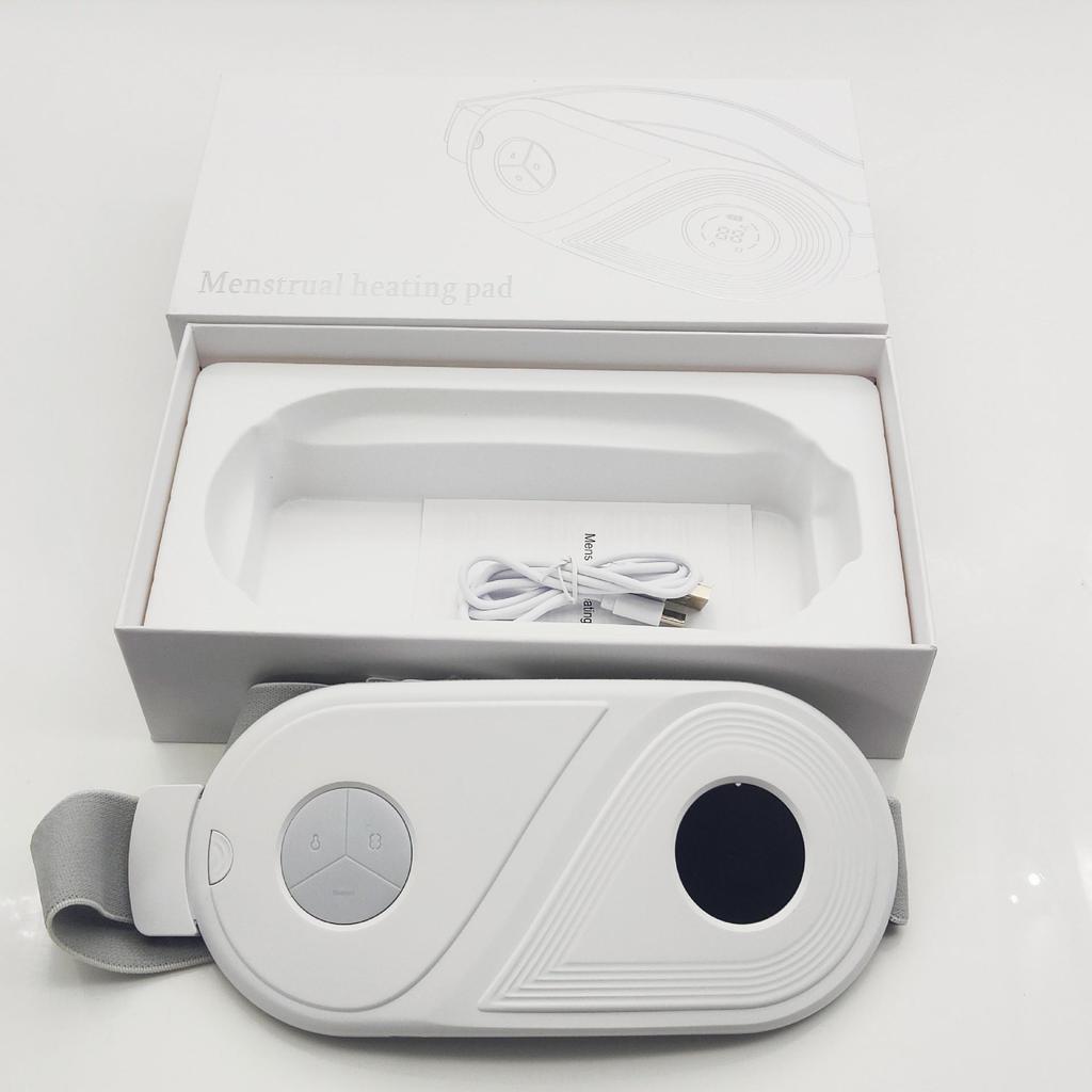 Rechargeable Electric Heating Uterus Massage Belt for Menstrual Relief