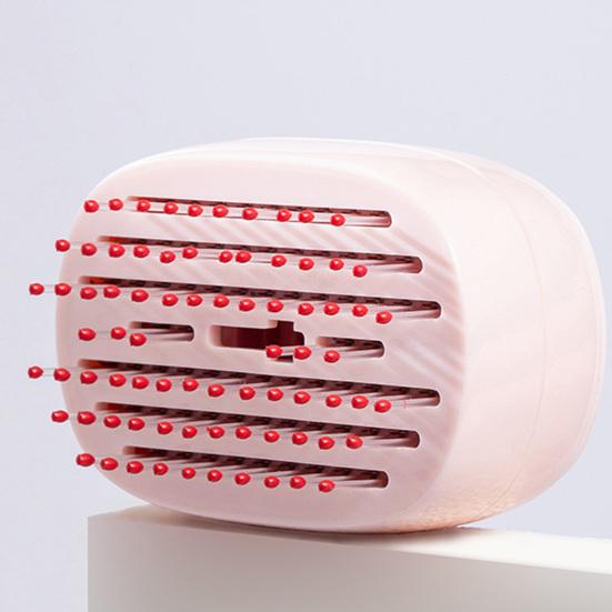 Scalp Massage Comb Self Cleaning Air Cushion Brush, Mini Portable Professional Styling Anti Static Hair Detangling Brush for Men Women