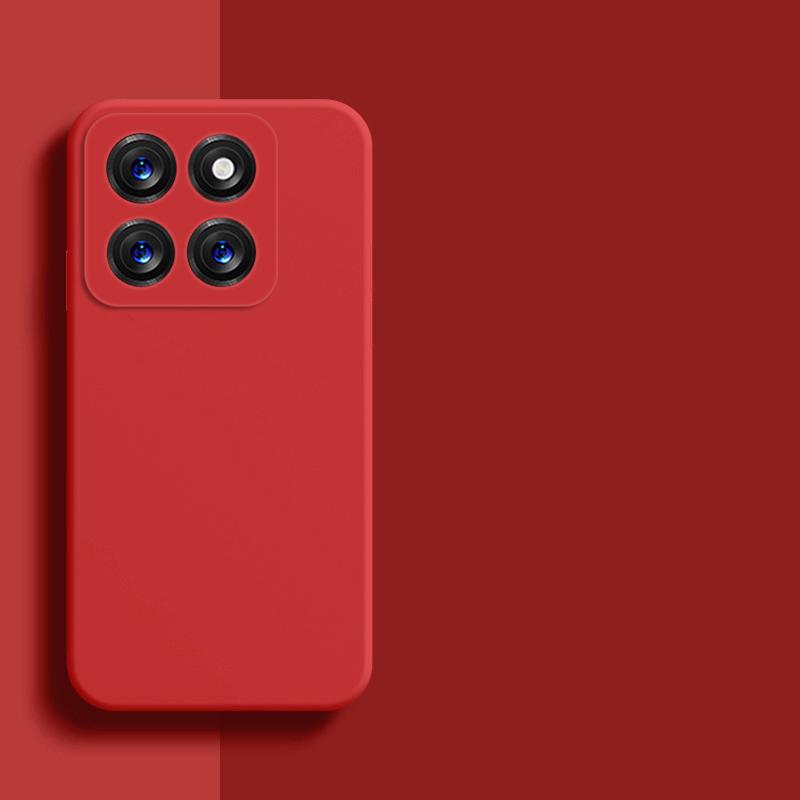 

Для Xiaomi 14 Pro Чехол Xiaomi 14 13T Pro Чехол Мягкий жидкий силиконовый бампер Защитный чехол для телефона Xiaomi Mi 14 Funda For Xiaomi 13T Pro красный