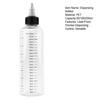 Graduated Squeeze Bottles with Tip Caps Clear Plastic Dispenser for Sauce Oil Paint Glue Leak-Proof Reusable Condiment Bottles for Kitchen Craft Lab