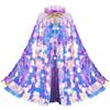 Vestito da Festa di Compleanno Travestimento Sirena Paillettes Mantello Vestito Accessorio Vestiti con Paillettes Bambini