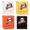 Anime Demon Slayer Card Case Kamado Tanjiro Nezuko Tsuyuri Agatsuma Zenitsu Self Made Leather Game Collection Card Storage Box