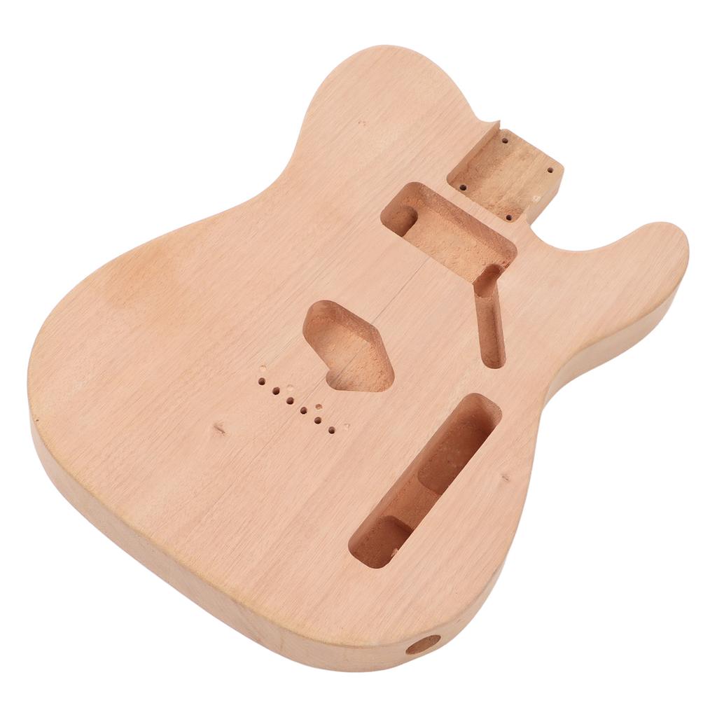 Unlackierter E-Gitarrenkorpus Mahagoni DIY Professioneller E-Gitarrenkörper Ersatzrohling GSB11
