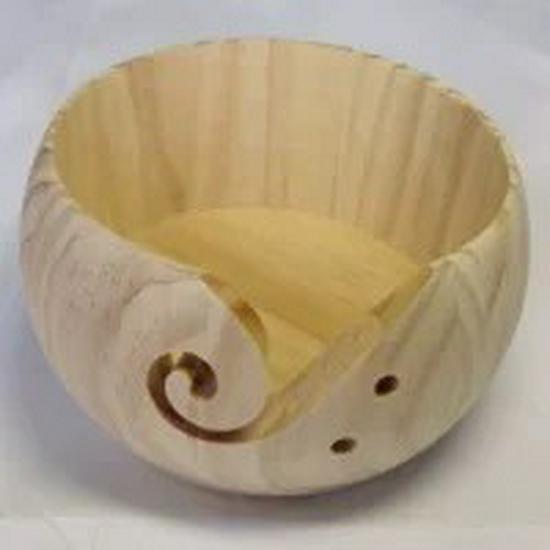 Wooden Yarn Bowl with Lid - DIY Knitting & Yarn Storage Craft