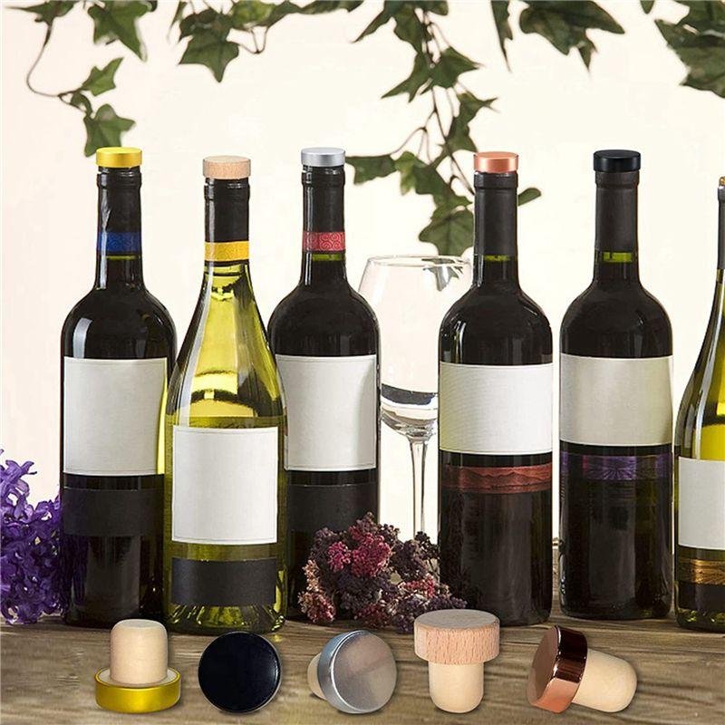 BAAJ-90PCS Wine Bottle Cork Stopper T Shaped Wine Stopper Tasting Cork Replacement Reusable Cork Glass Beer Bottle Sealing
