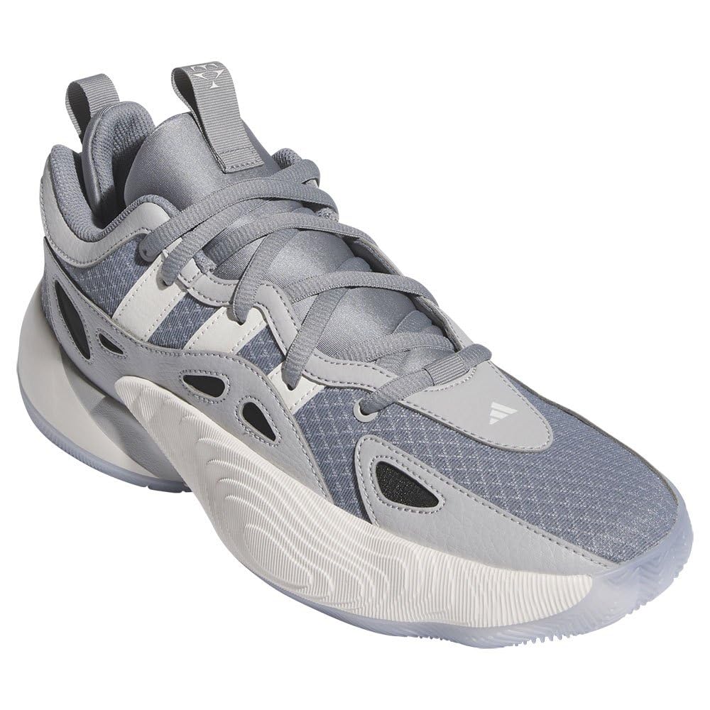 Adidas Trey Unlimited NKK20 Basketball Grey White Size cm Shoes, Three/Grey Two/Cloud (IG6690), 26.5