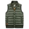 Autumn and Winter Men's Casual Vest Plus Velvet Stand Collar Plus Size Warm Vest Jacket Men's Clothing