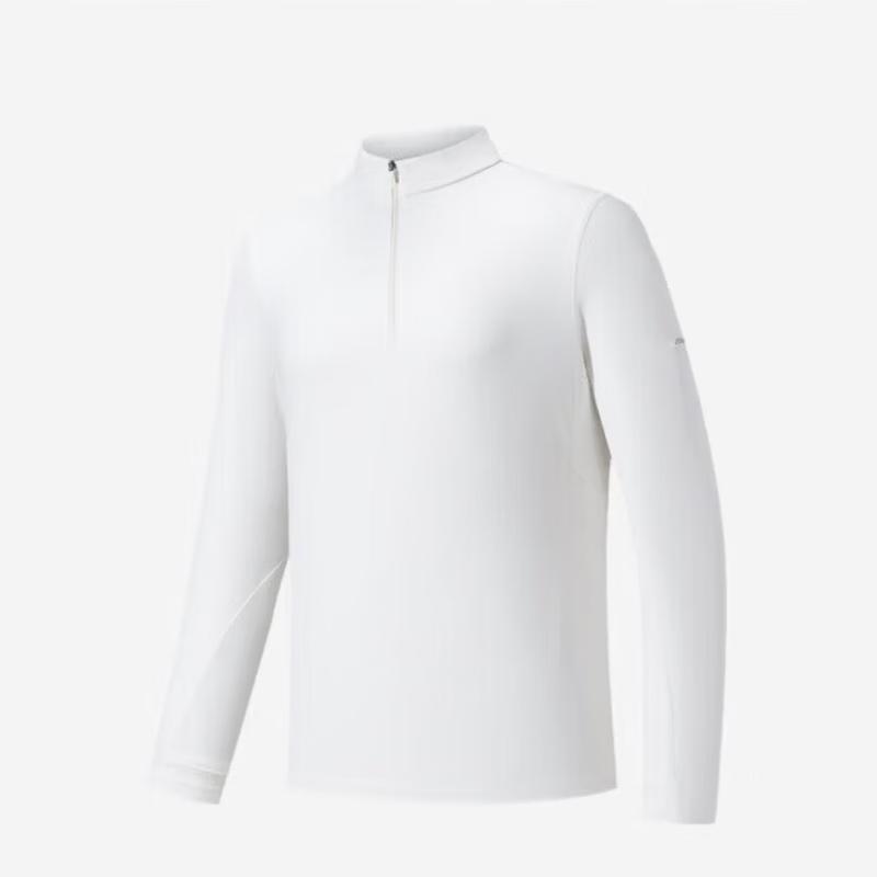 Anta Men's Champion All-Weather Brushed Half-Zip Knit Shirt