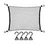 Portable Mesh Cart Cover with Hooks Expandable, Adjustable, Elastic Cargo Net