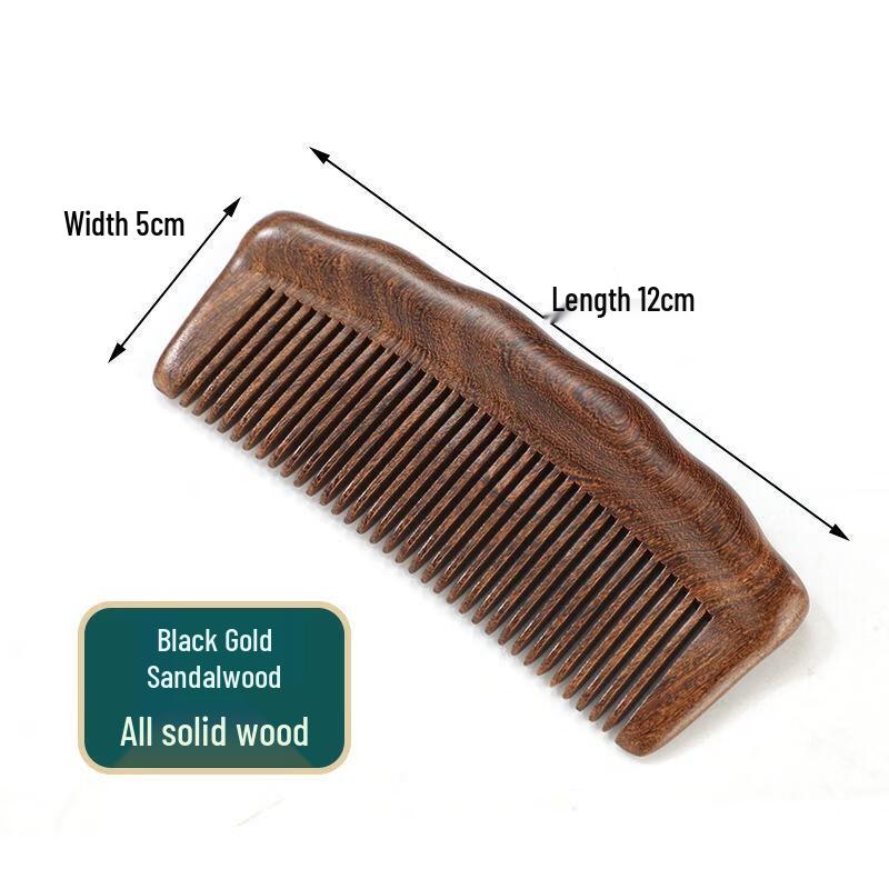 

Carved Sandalwood Hair Comb