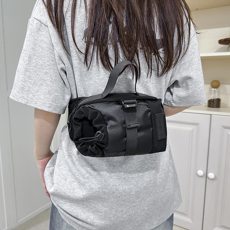 Unisex Crossbody Bag – Korean Minimalist Design Compartment with Water Bottle Holder for Hiking Climbing