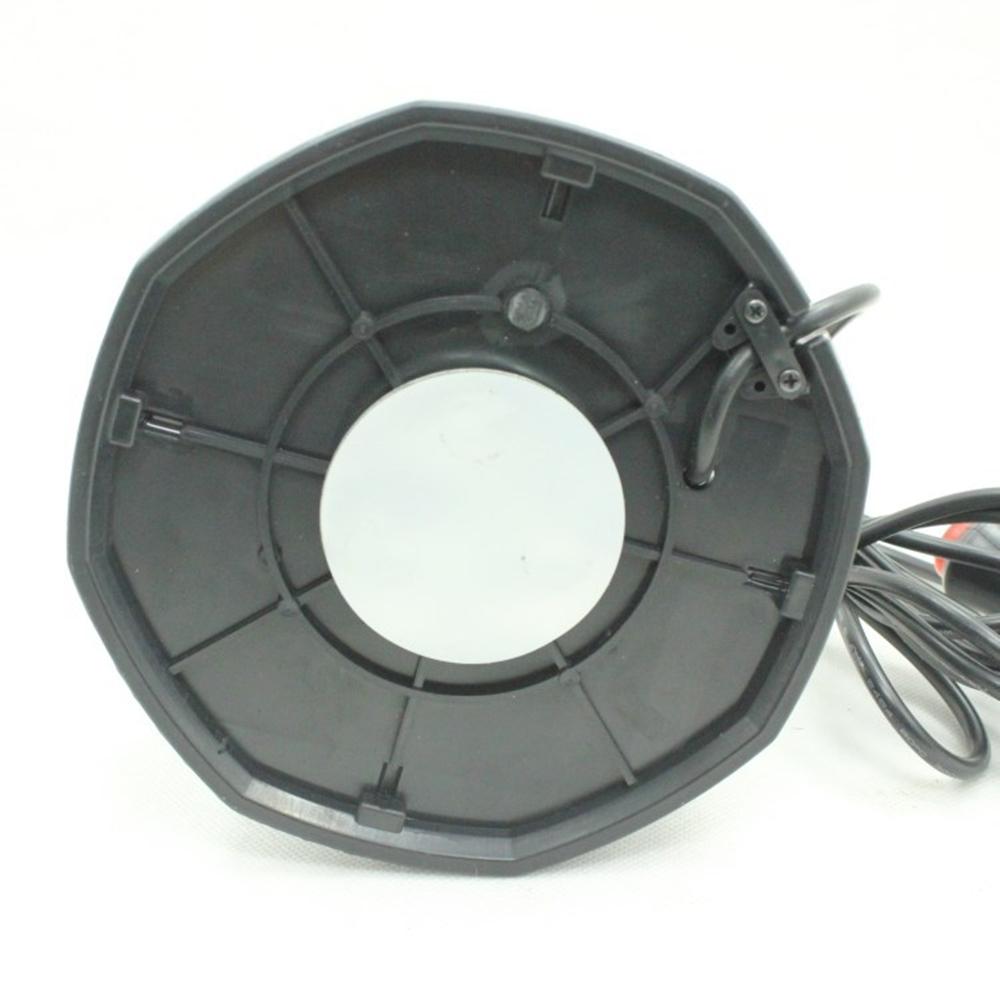 Yellow 240LED Octagon Strobe Light Rotating Beacon Emergency Warning Lamp 12/24V